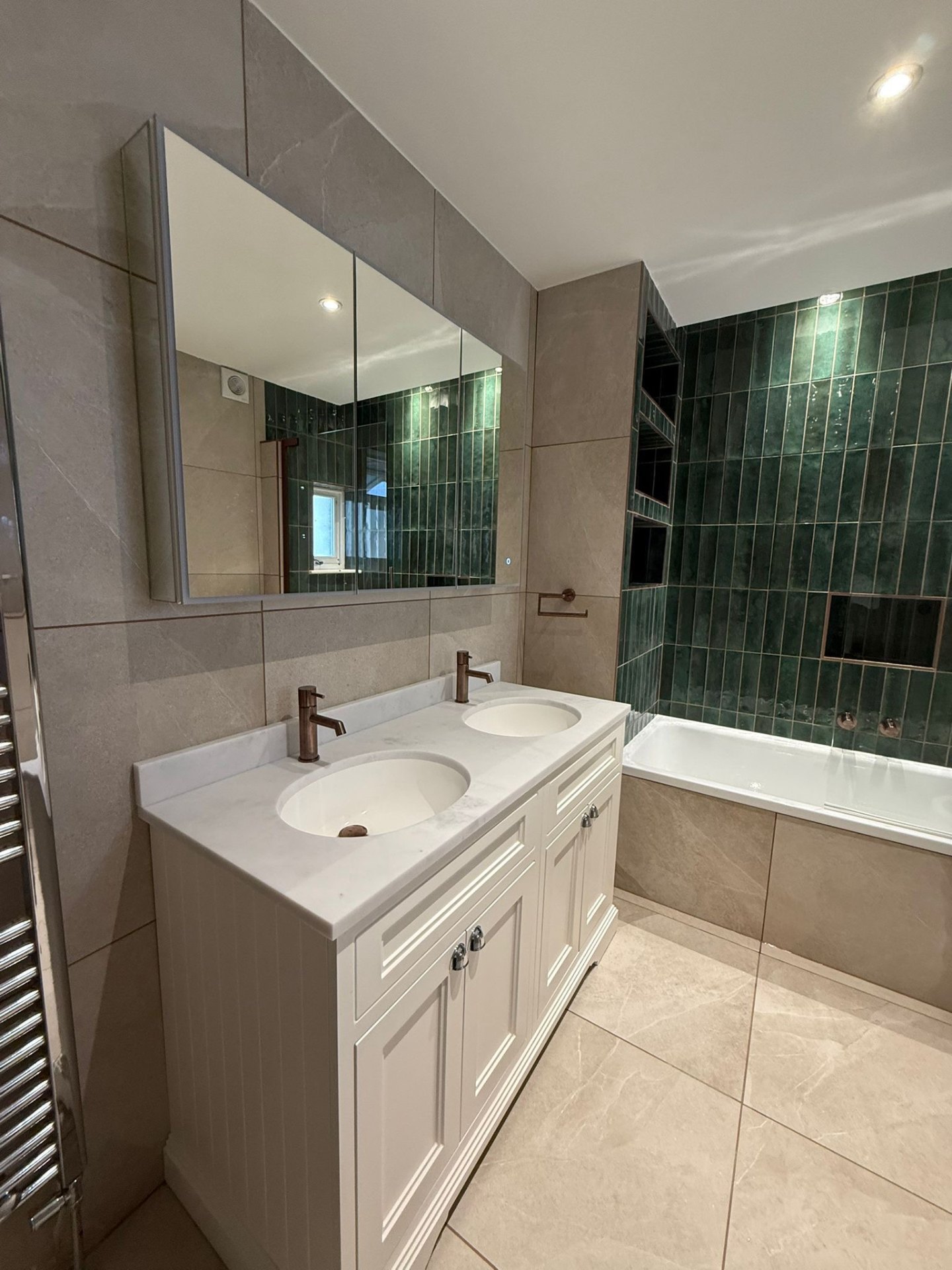 Double Vanity & Emerald