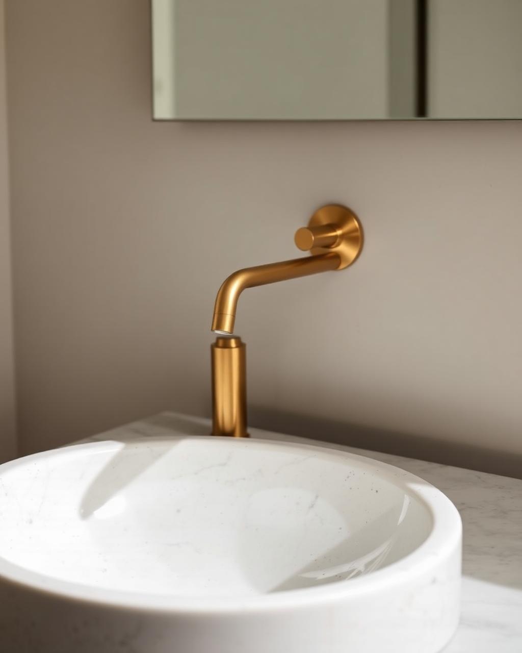 Wall-Mounted Brass Mixer