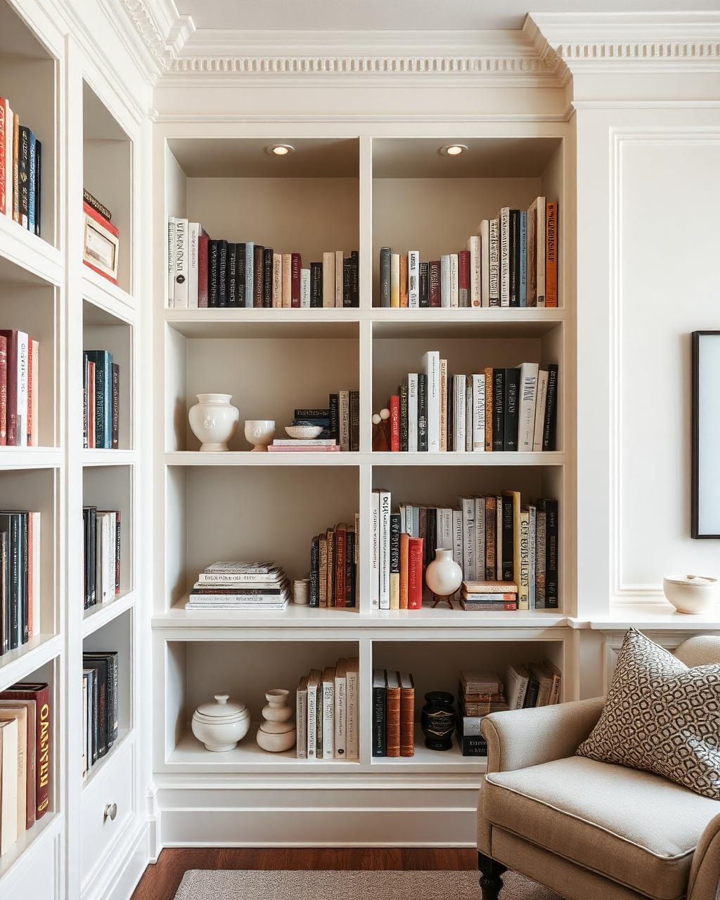 Built-in Library Shelving